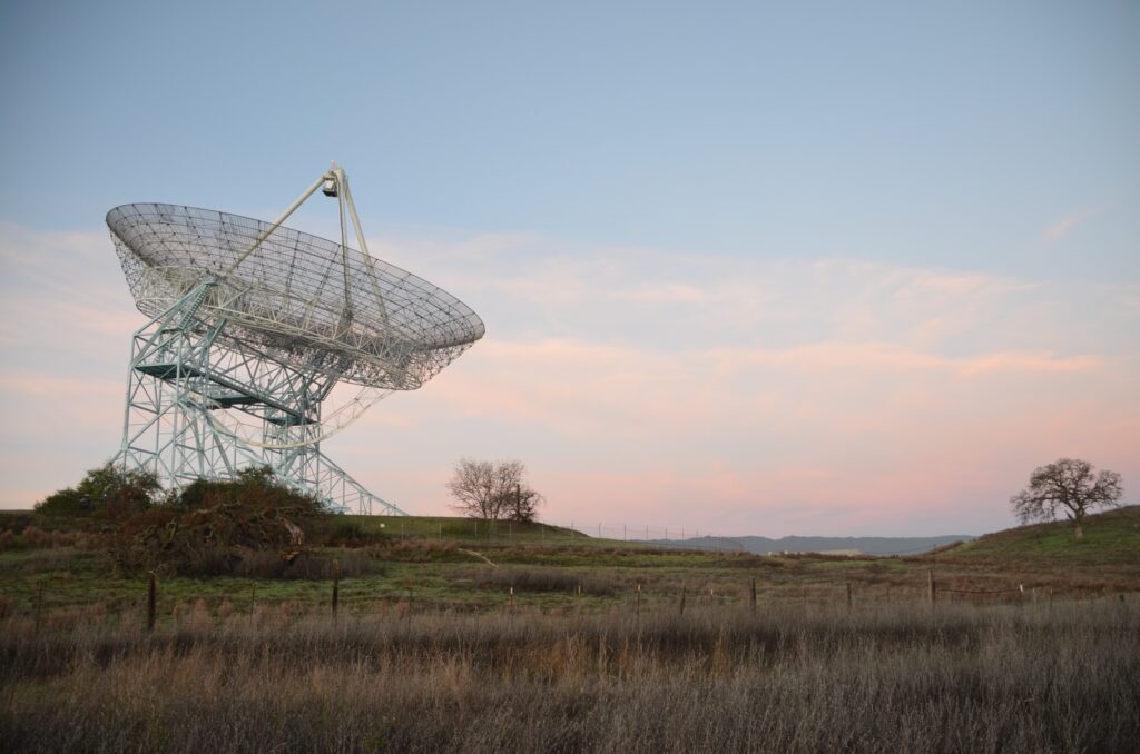 photography of gray satellite during daytime